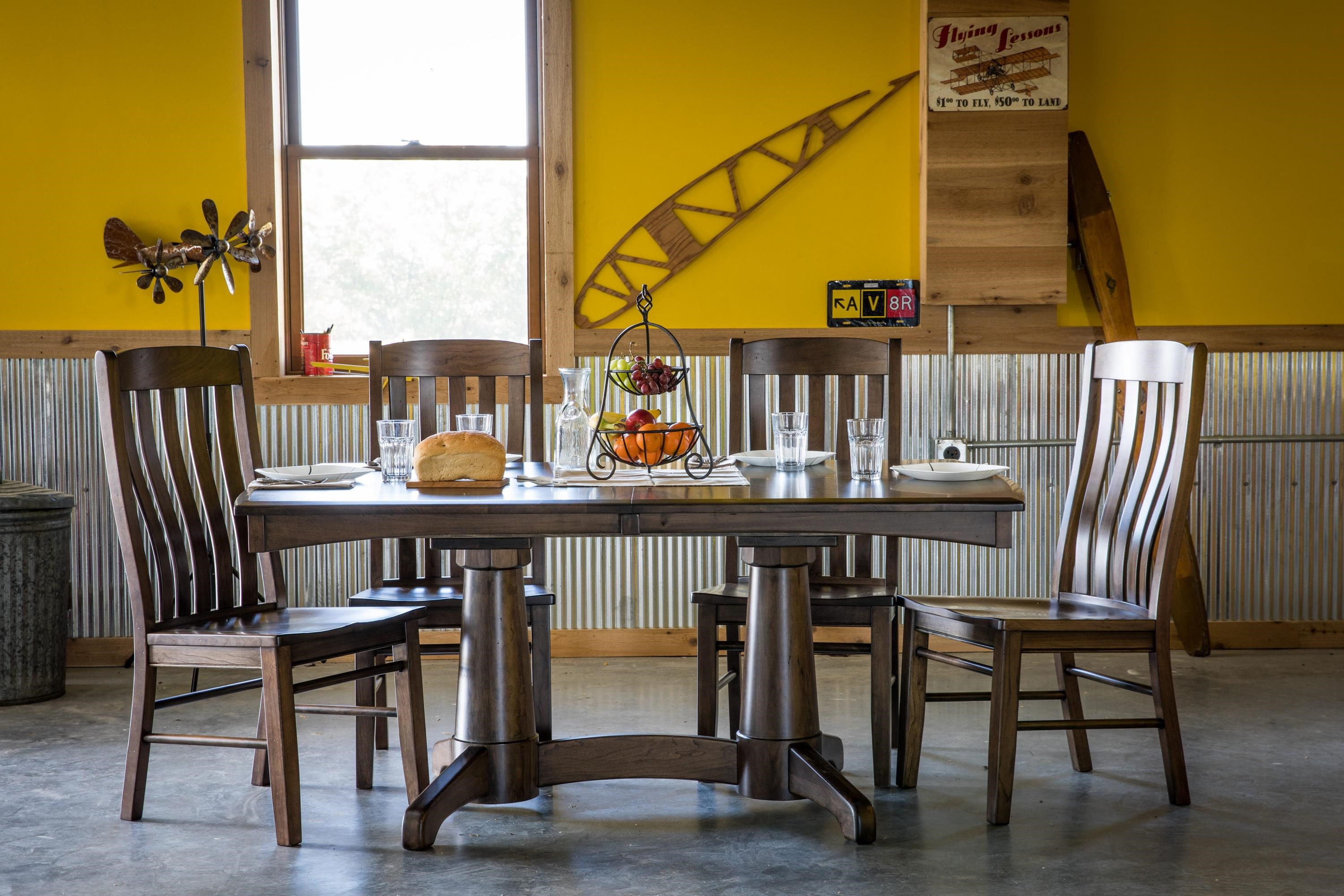 Amish table and shop chairs near me
